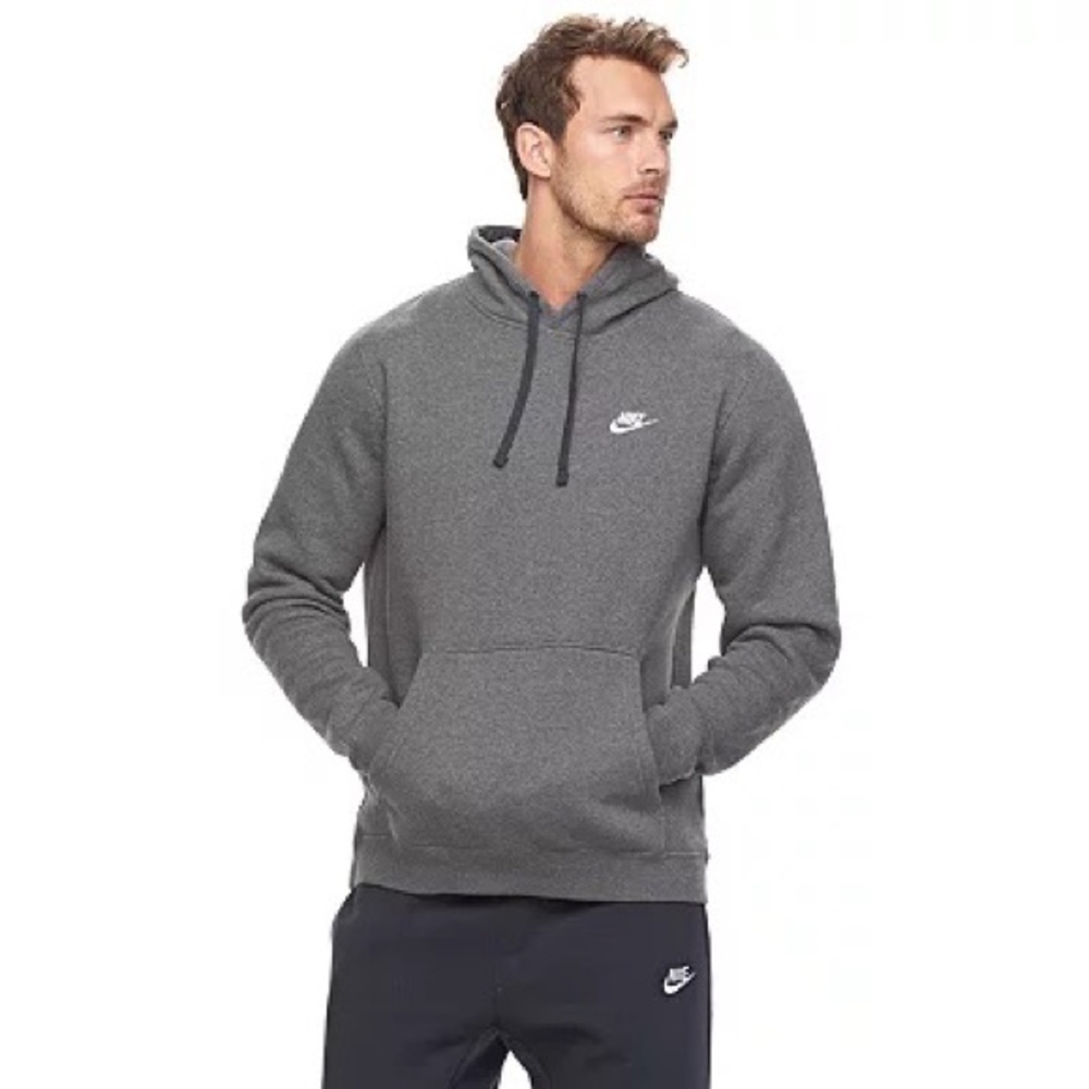 Gray Nike pull over